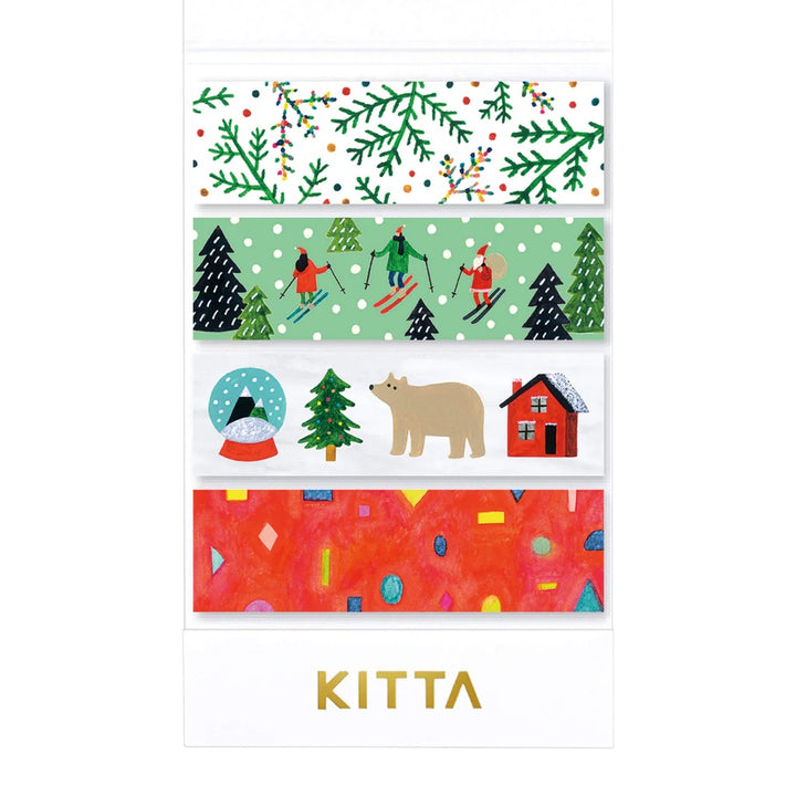 KITTA Limited Edition Masking Tape - Christmas — pattern detail