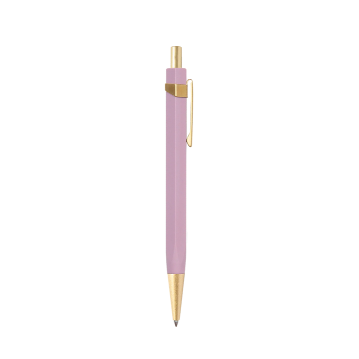 Ystudio Glamour Evolve - Ocean Sustainable Ballpoint Pen - Evening Purple (With Clip)