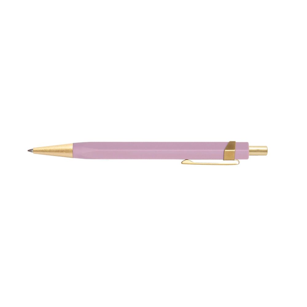Ystudio Glamour Evolve - Ocean Sustainable Ballpoint Pen - Evening Purple (With Clip)