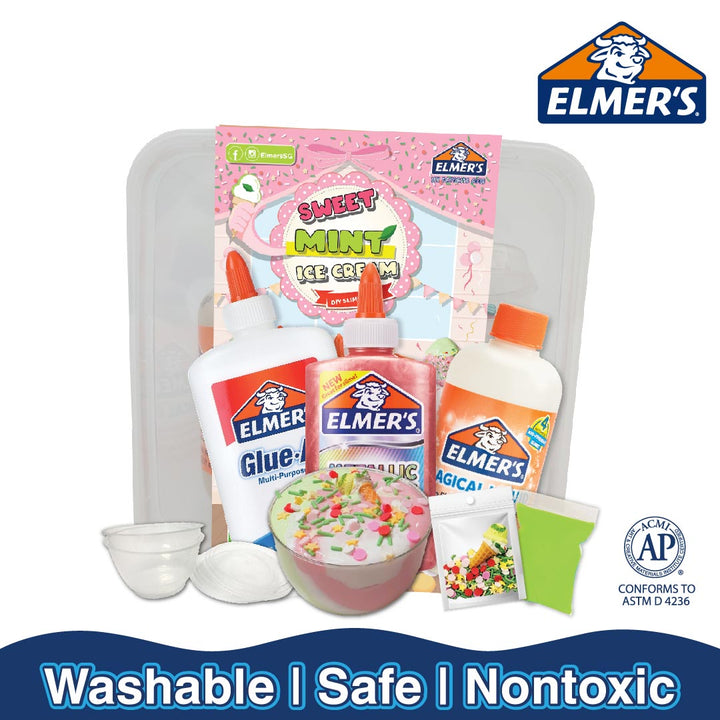 Elmer’s DIY Slime Kit - Sweet Mint Ice Cream — side view