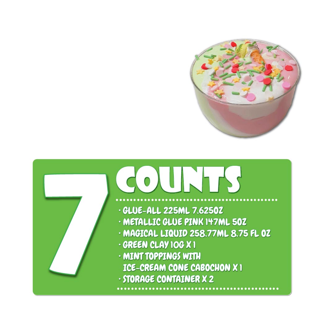 Elmer’s DIY Slime Kit - Sweet Mint Ice Cream — angle view