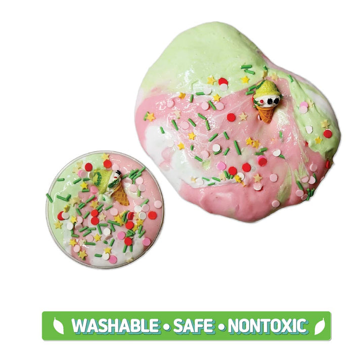 Elmer’s DIY Slime Kit - Sweet Mint Ice Cream — in use
