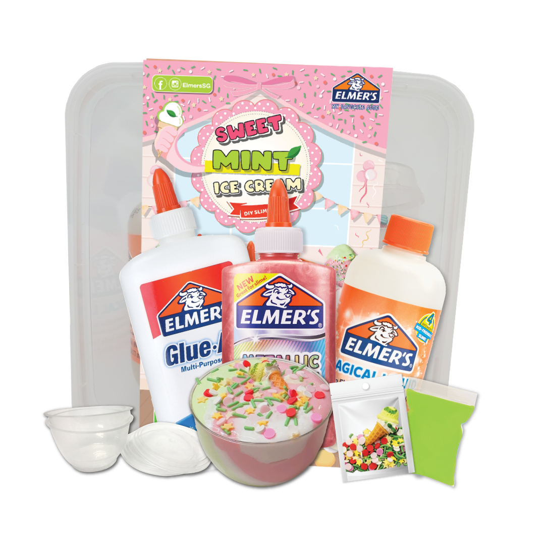 Elmer’s DIY Slime Kit - Sweet Mint Ice Cream — front view