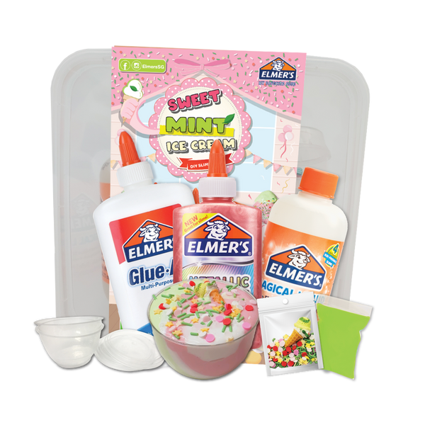 Elmer’s DIY Slime Kit - Sweet Mint Ice Cream — front view