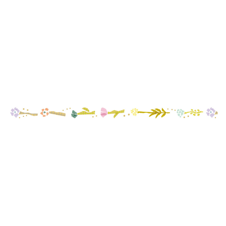 MT × Miki Tamura Washi Tape - Hanahana — applied on surface
