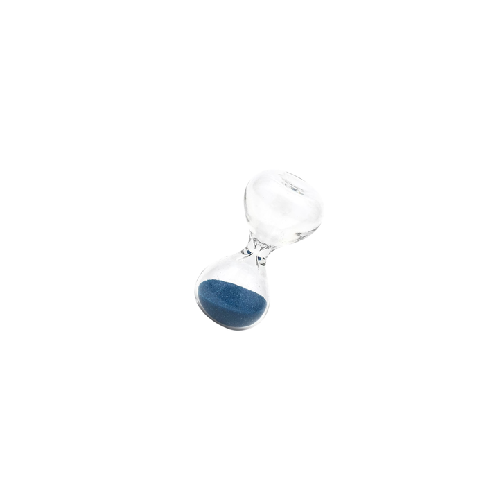 Hightide Miniature Hourglass - Blue — front view