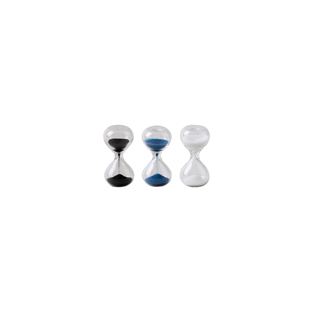 Hightide Miniature Hourglass - Blue — side view