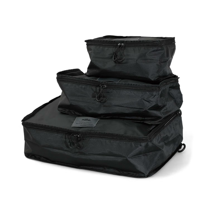 Hightide nahe Travel Packing Bag 3-Pack - Black