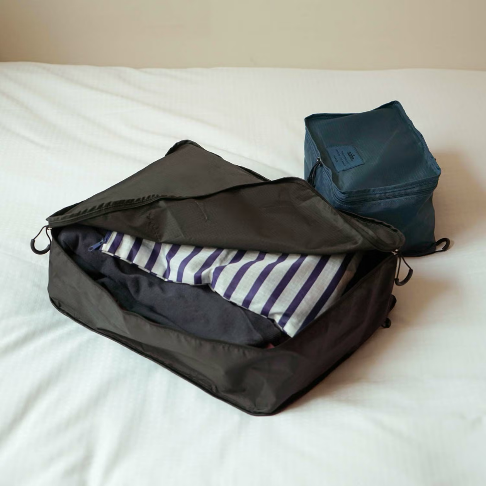 Hightide nahe Travel Packing Bag 3-Pack - Black