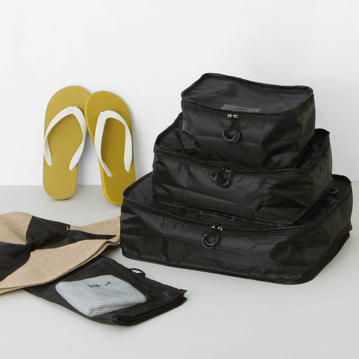 Hightide nahe Travel Packing Bag 3-Pack - Black