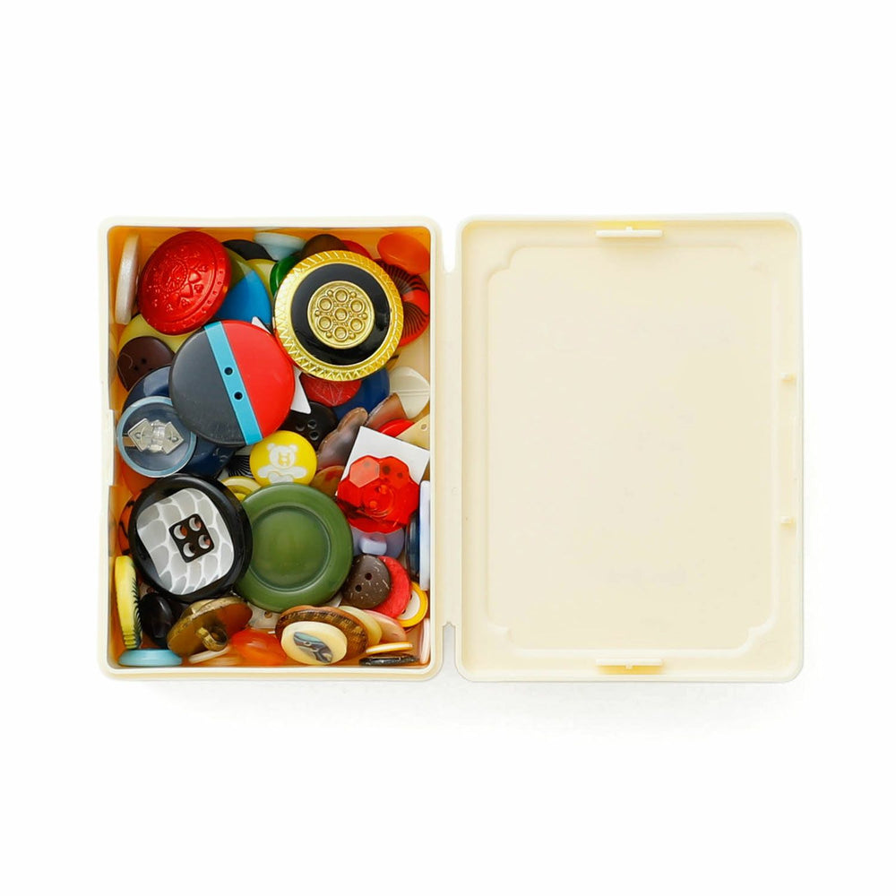 Hightide New Retro Mini Tool Box - Ivory — side view