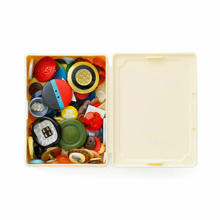 Hightide New Retro Mini Tool Box - Ivory — side view