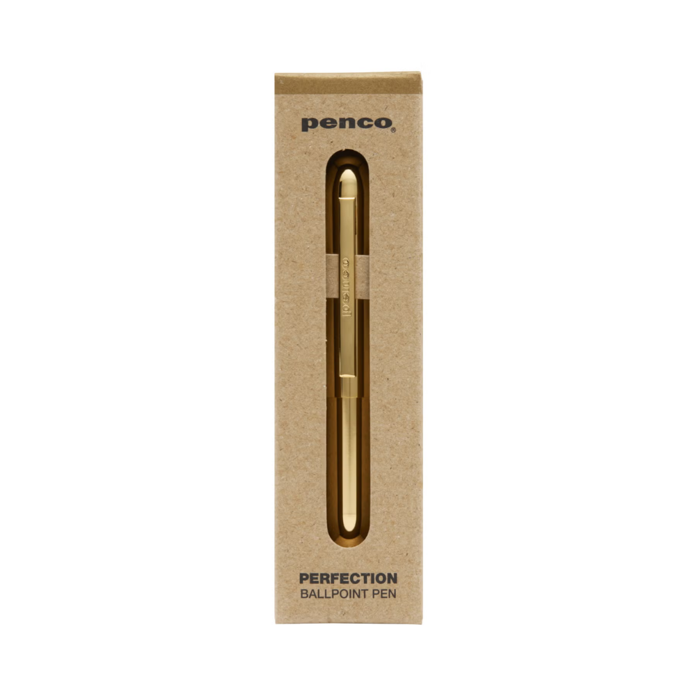 Hightide Penco Brass Ballpoint Pen - Gold