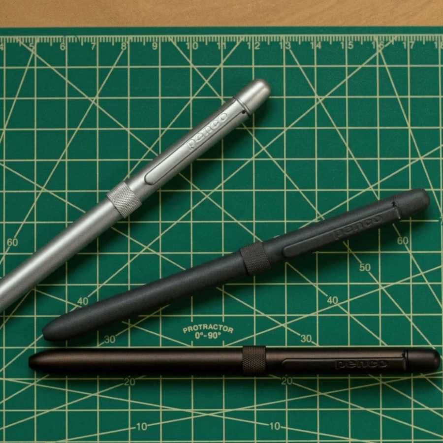 Hightide Penco Multi Pen – Bronze — in use