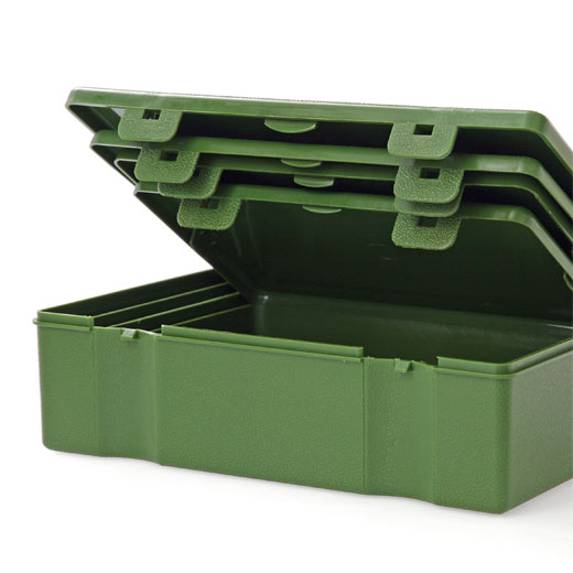 Penco Storage Container 4 in 1 - Green — side view