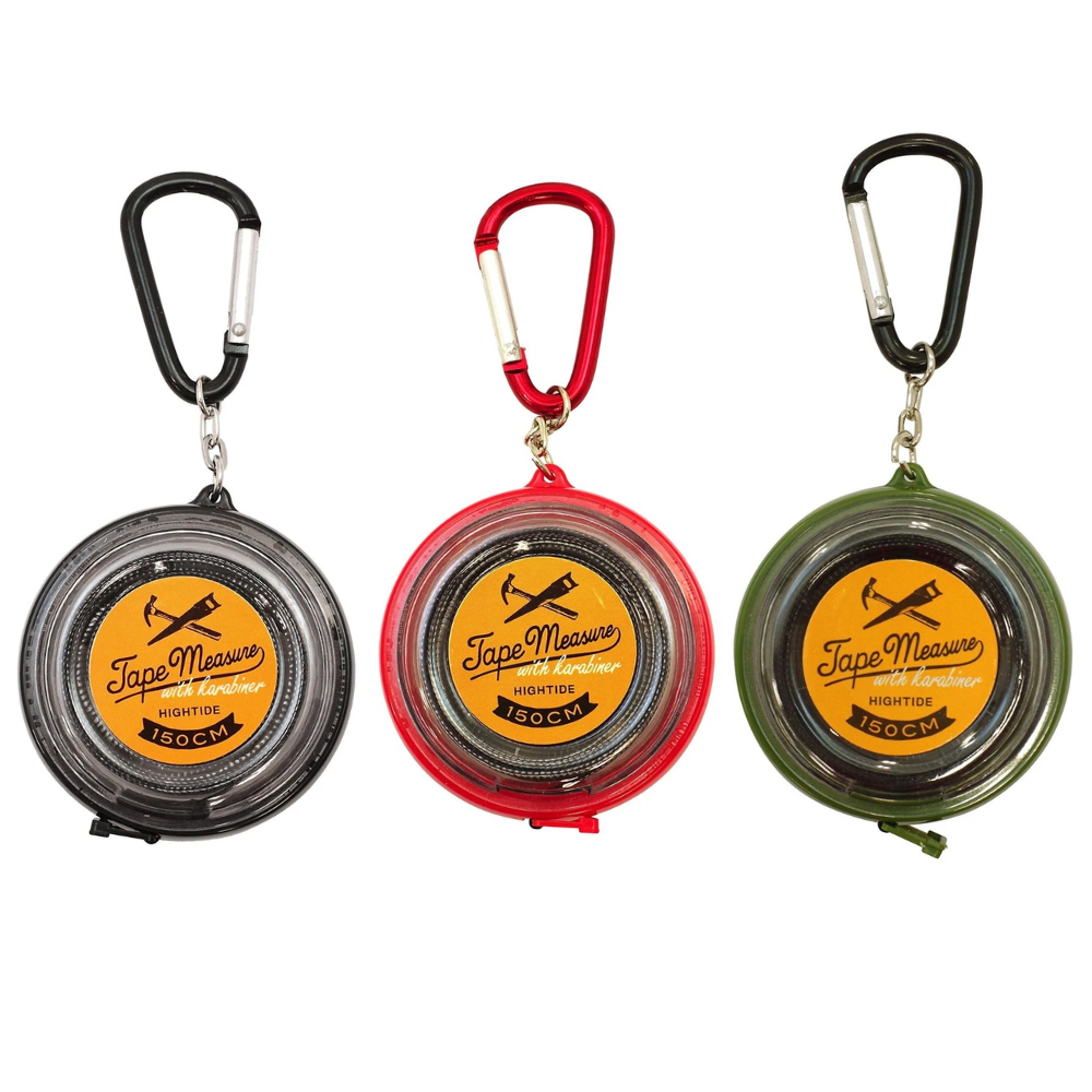 Hightide Tape Measure Khaki — with packaging