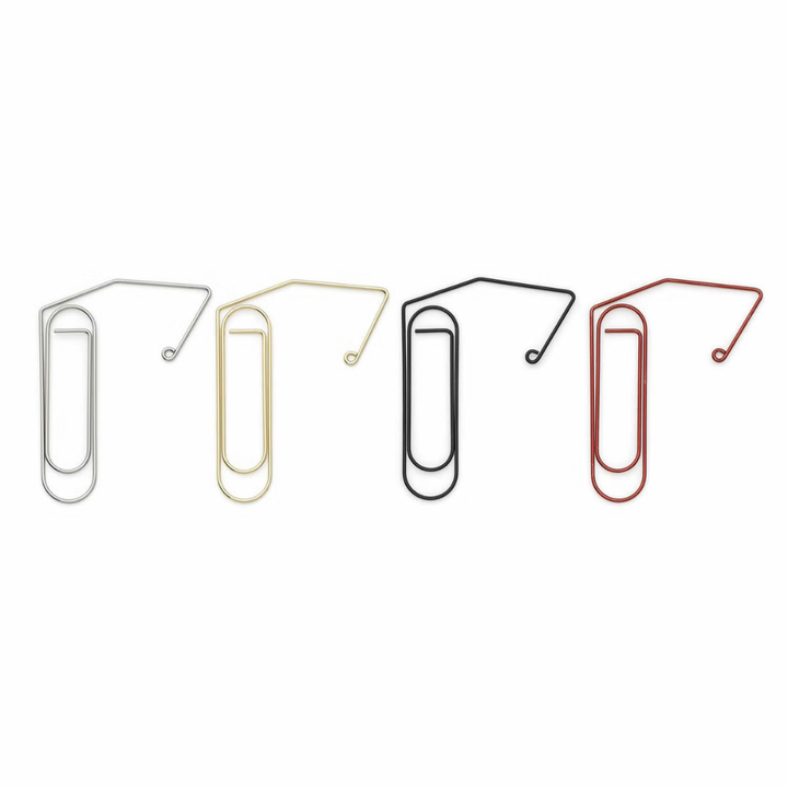 Hightide Wire Clip Bookmarker - Black — in use