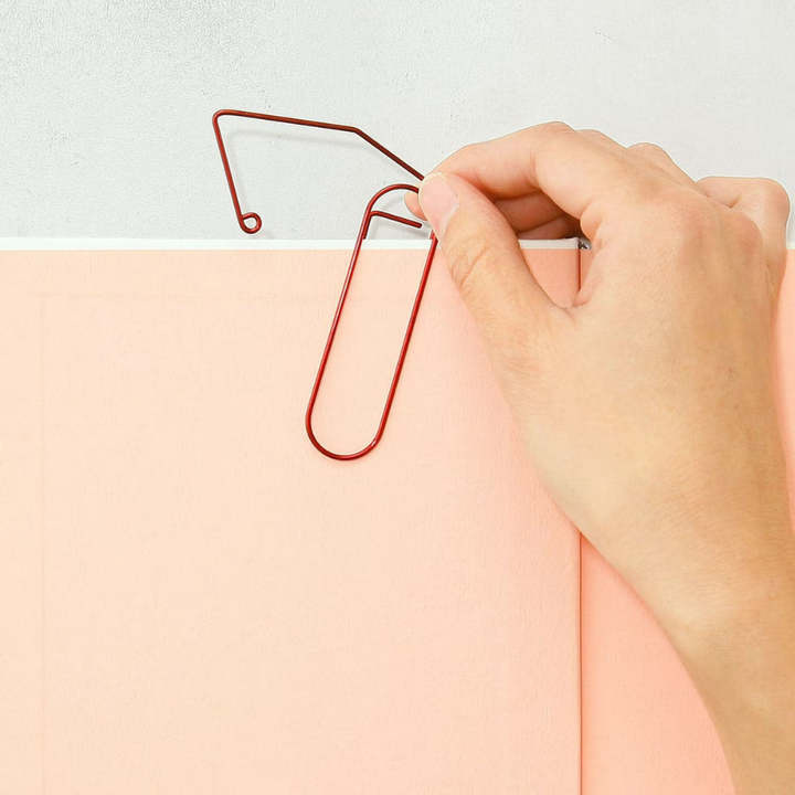 Hightide Wire Clip Bookmarker - Red — detail view