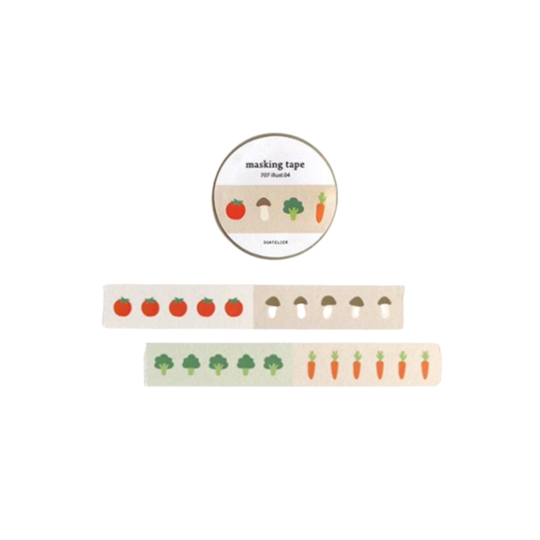 Suatelier Masking Tape - illust.04 — roll front