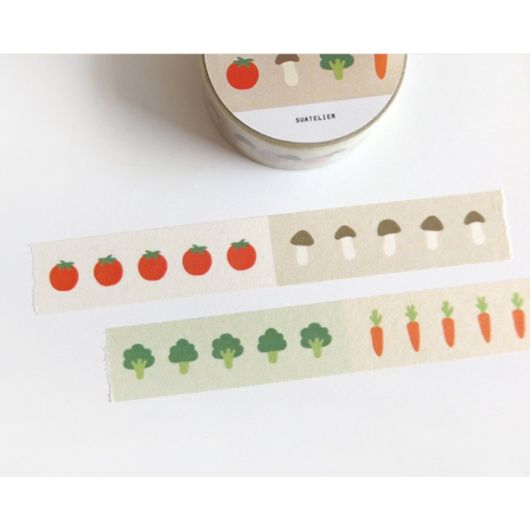 Suatelier Masking Tape - illust.04 — with packaging