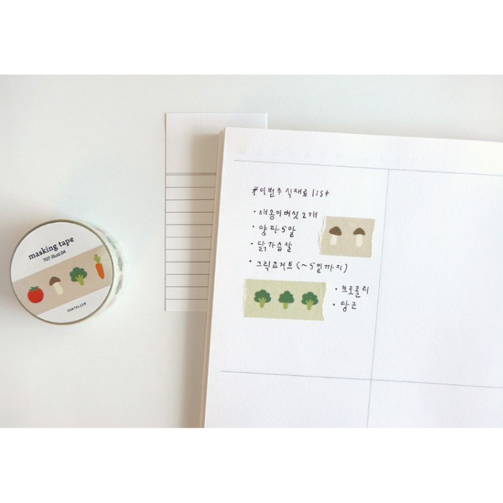 Suatelier Masking Tape - illust.04 — roll side