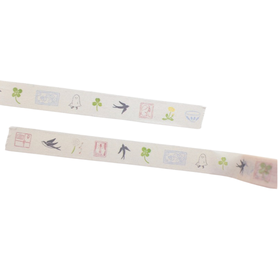 Suatelier Masking Tape - illust.05 — applied on surface