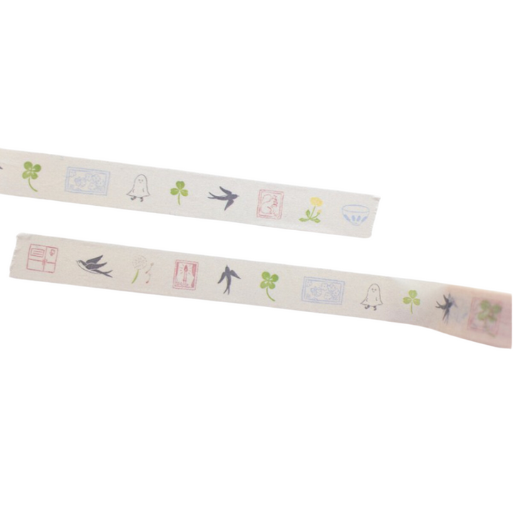 Suatelier Masking Tape - illust.05 — applied on surface