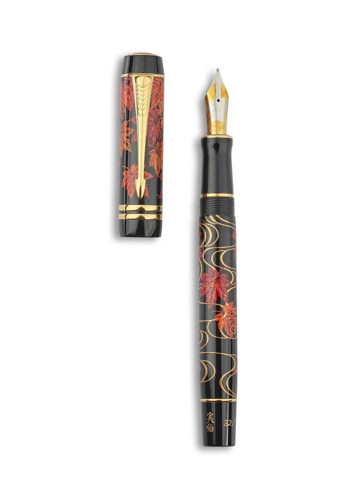 Parker Duofold Makie "The Maple Tree" Fountain Pen - Medium Nib (FPD 2024) — with packaging