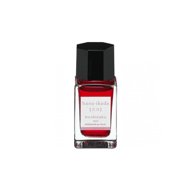 Pilot Iroshizuku 15ml Ink Bottle - Hana-Ikada (Cherry Blossom Petals) — bottle at angle