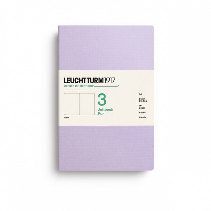 Leuchtturm1917 Jottbook Pur Medium Plain - Lilac