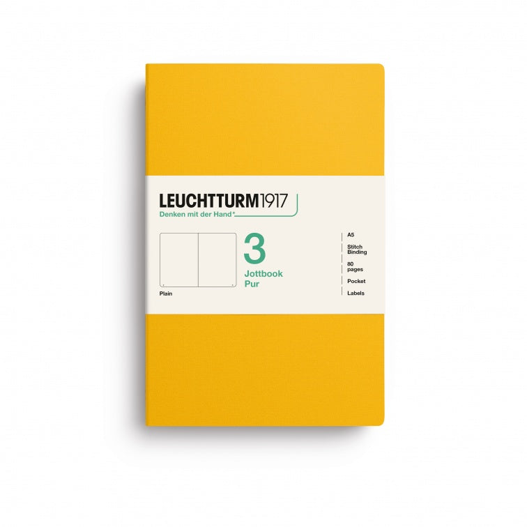 Leuchtturm1917 Jottbook Pur Medium Plain - Sunflower