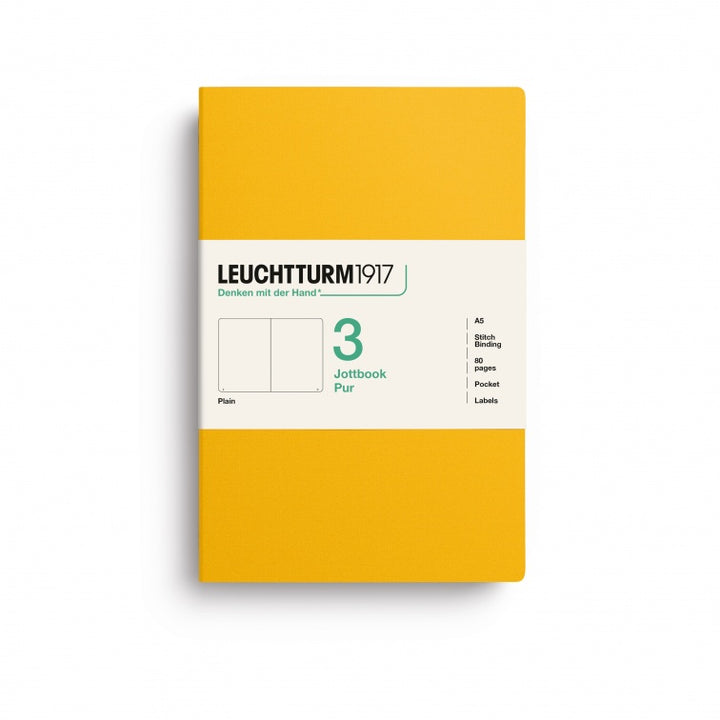 Leuchtturm1917 Jottbook Pur Medium Plain - Sunflower