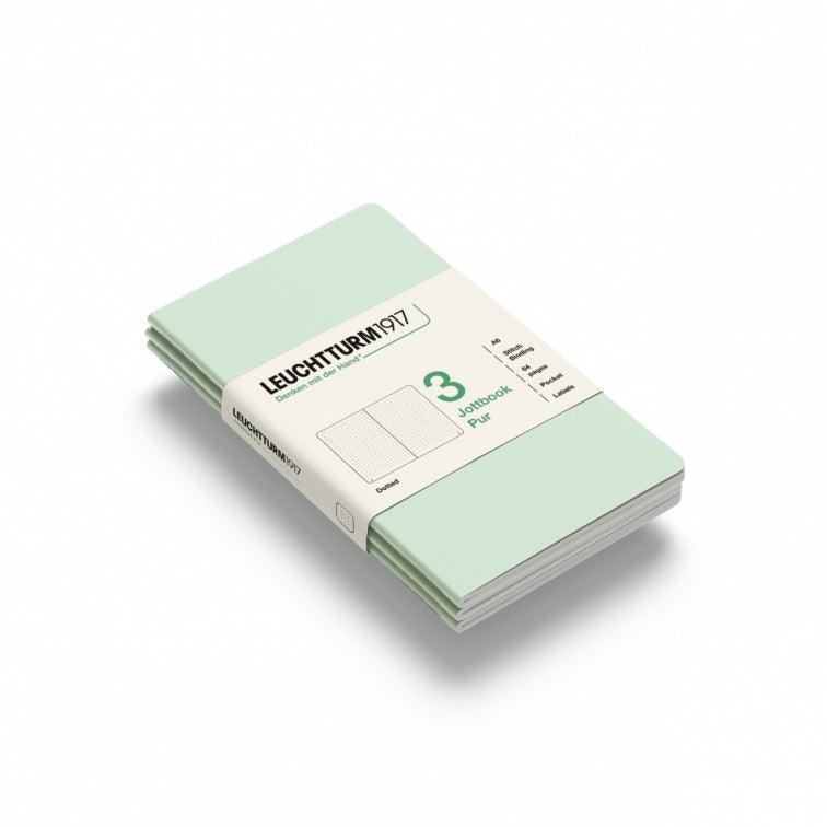 Leuchtturm1917 Jottbook Pur Pocket Dotted - Mint Green
