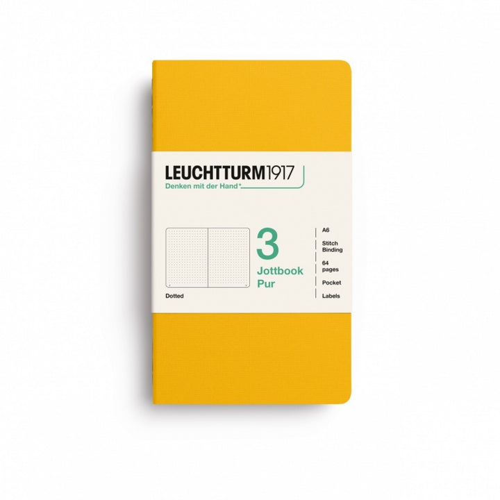 Leuchtturm1917 Jottbook Pur Pocket Dotted - Sunflower