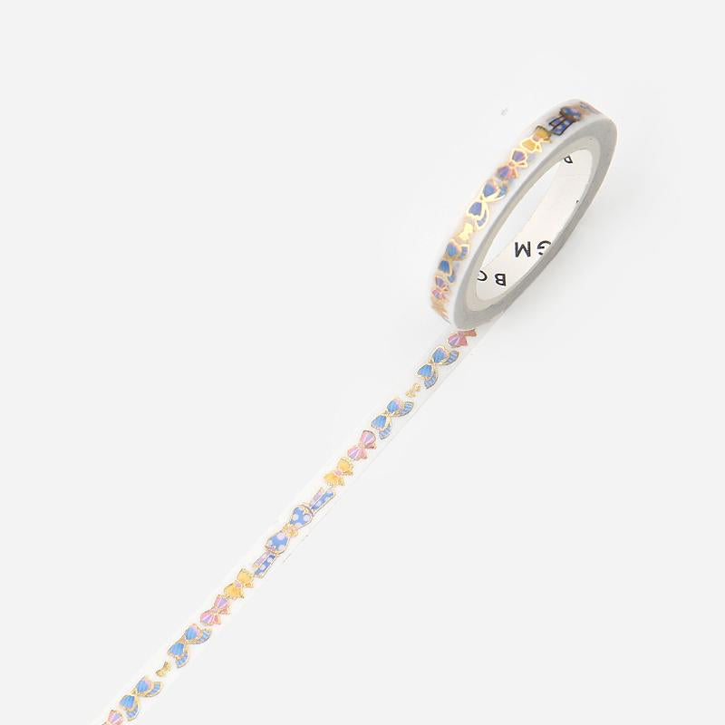 BGM Ribbon Pattern Masking Tape — pattern detail