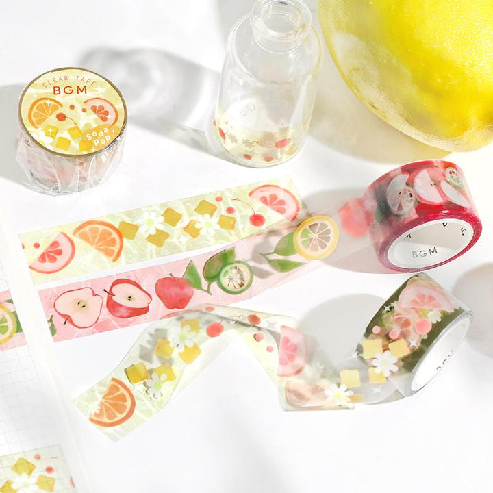 BGM Citrus Cider Clear Tape — with packaging