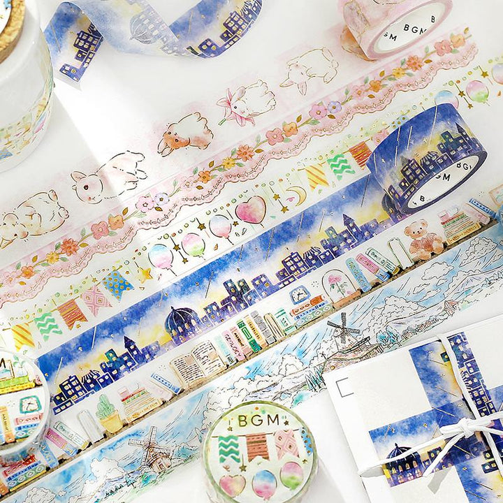 BGM Meteor City Masking Tape — roll side