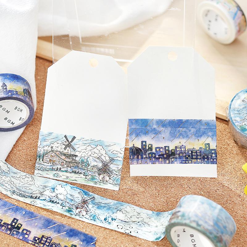 BGM Meteor City Masking Tape — with packaging