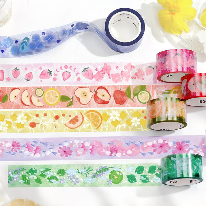 BGM Citrus Cider Clear Tape — roll side