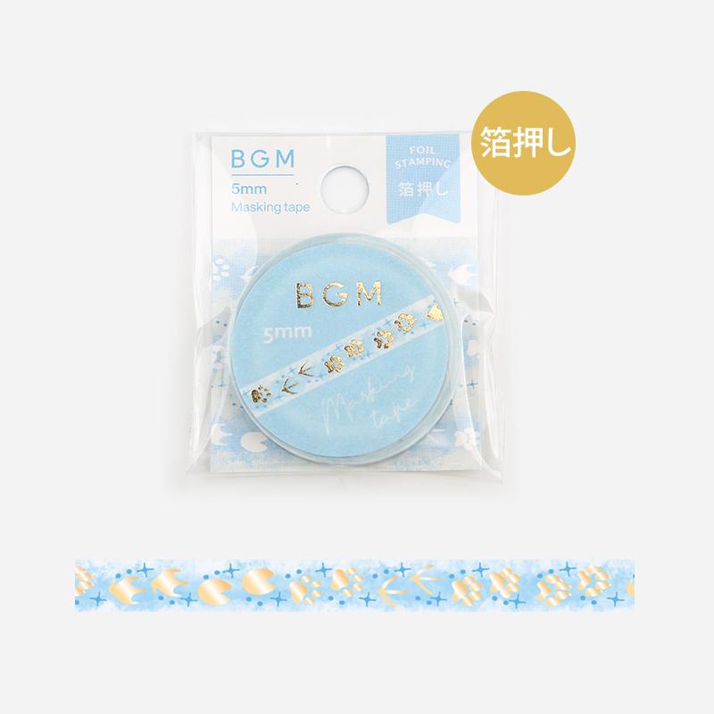 BGM Footprints In The Snow Tape — roll front