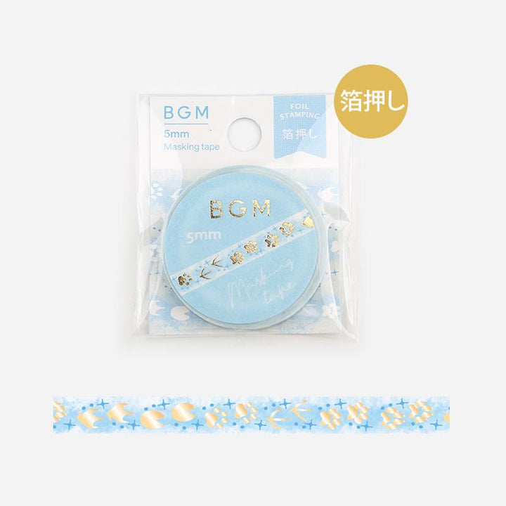 BGM Footprints In The Snow Tape — roll front