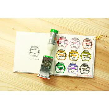 Sanby Ink Biyori Date Stamp - Ink Bottle — detail view