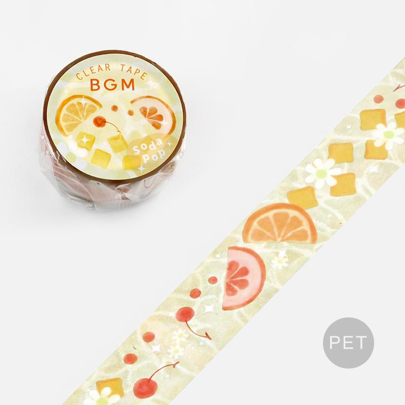 BGM Citrus Cider Clear Tape — roll front