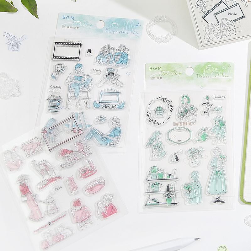 BGM Holidays Clear Stamp — in use