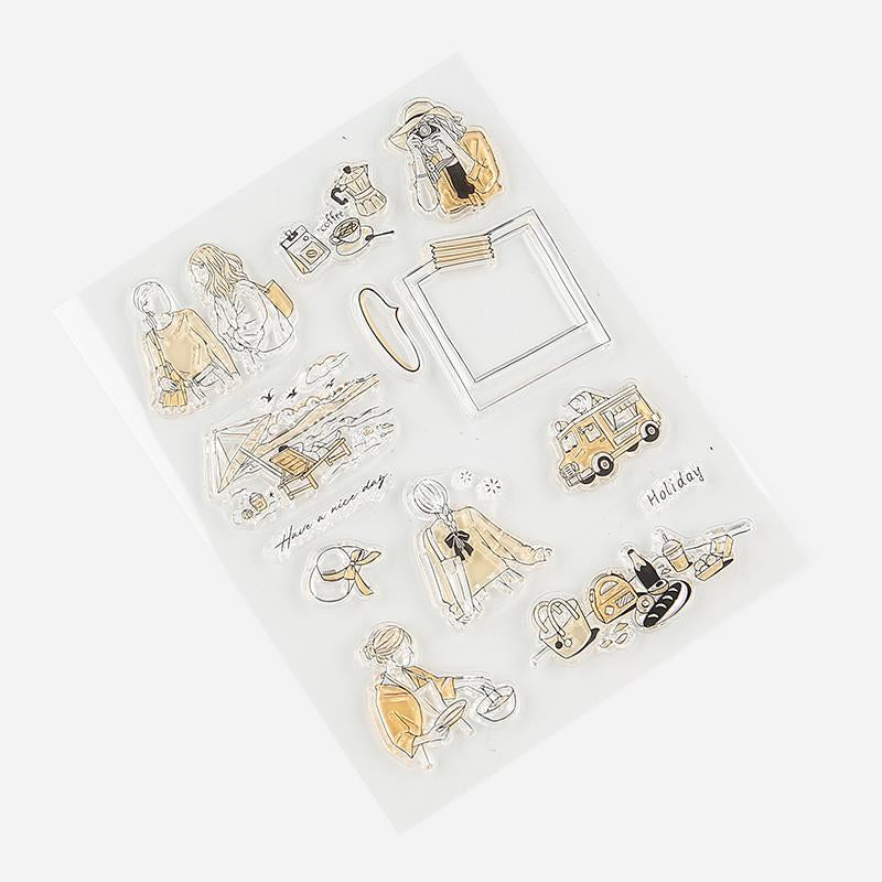 BGM Holidays Clear Stamp — side view