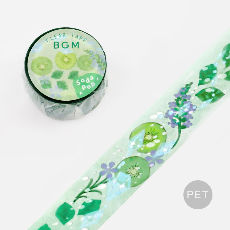 BGM Kiwi Fruit Cider Clear Tape — roll front