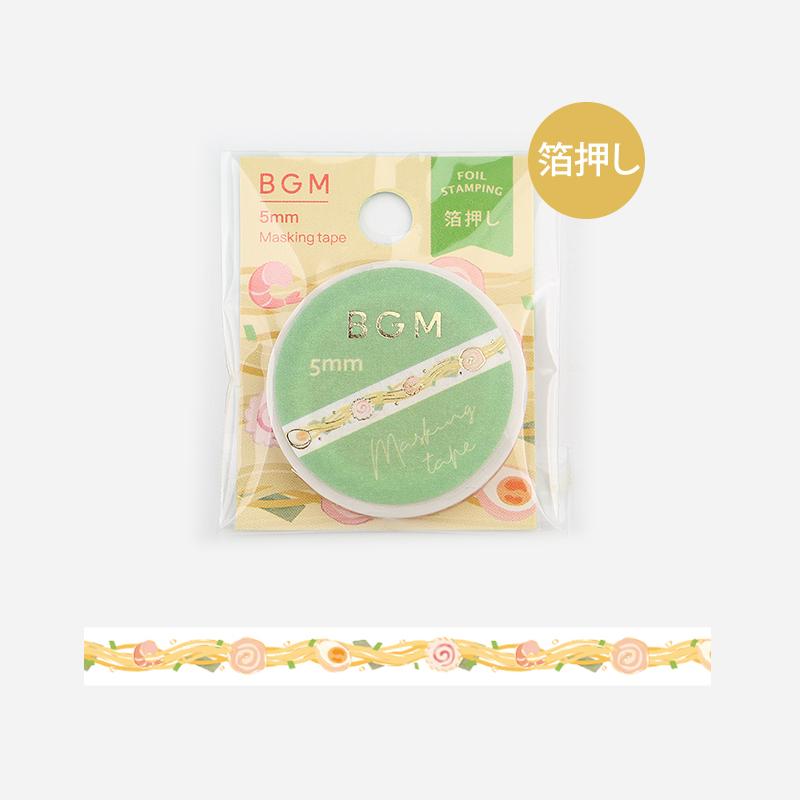BGM Ramen Masking Tape — roll front