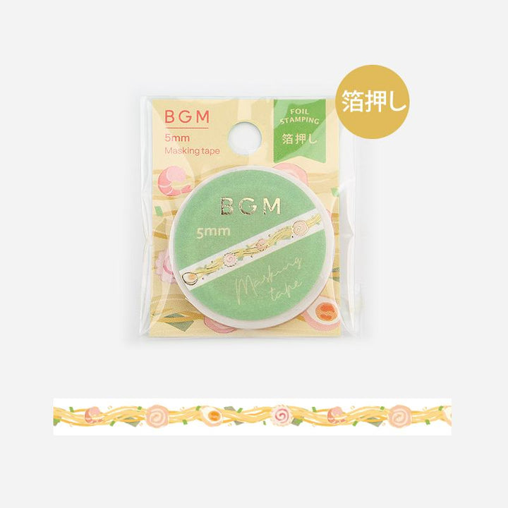 BGM Ramen Masking Tape — roll front