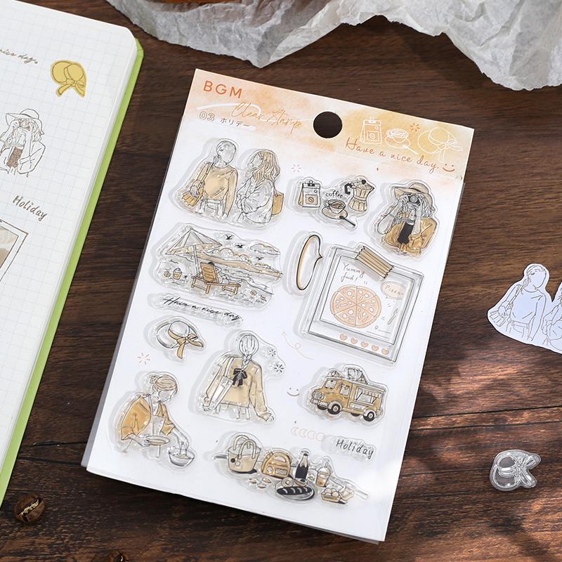 BGM Holidays Clear Stamp — detail view