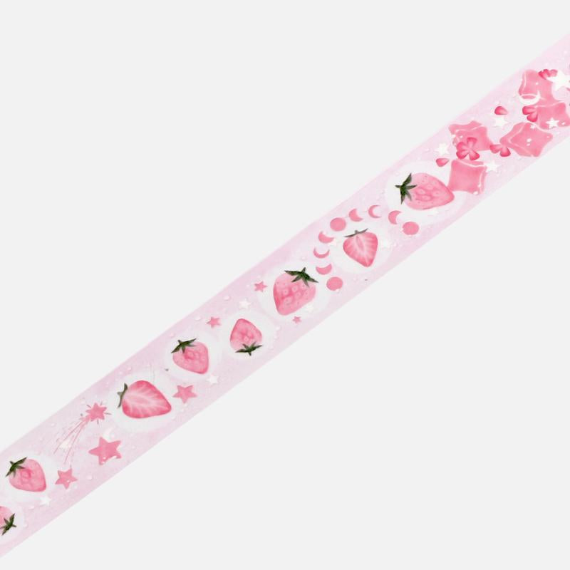 BGM Strawberry Cider Clear Tape — pattern detail
